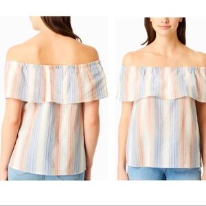 Off or On Shoulder Peasant Top
